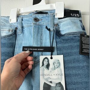 Kendall + Kylie Light Blue Skinny Jeans